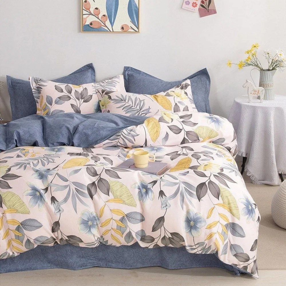 Παπλωματοθήκη Ava (Σετ 3τμχ) Multi Melinen Υπέρδιπλo 220x240cm 100% Βαμβακοσατέν