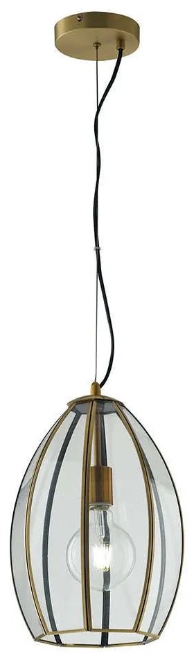 Φωτιστικό Οροφής I-Chester-M Brass Luce Ambiente Design Metal, Glass