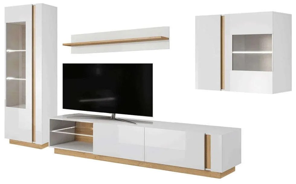 Σύνθεση 36146-ARCW2 298x194x40cm Natural-White