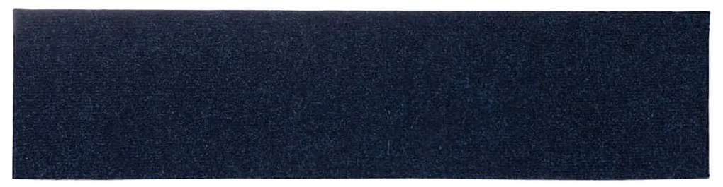 vidaXL Αυτοκόλλητα Πατάκια Σκαλιών 30 τεμ. 76x20 εκ. Μπλε Ορθογώνια