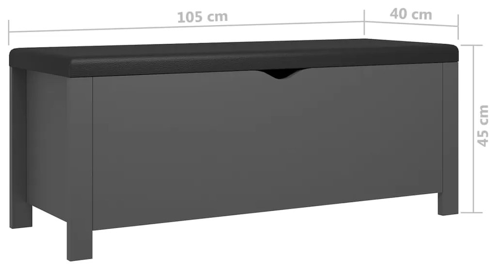 ΚΟΥΤΙ ΑΠΟΘΗΚΕΥΣΗΣ ΓΚΡΙ 105X40X45 ΕΚ. ΜΟΡΙΟΣΑΝΙΔΑ ΜΕ ΜΑΞΙΛΑΡΙ 326770