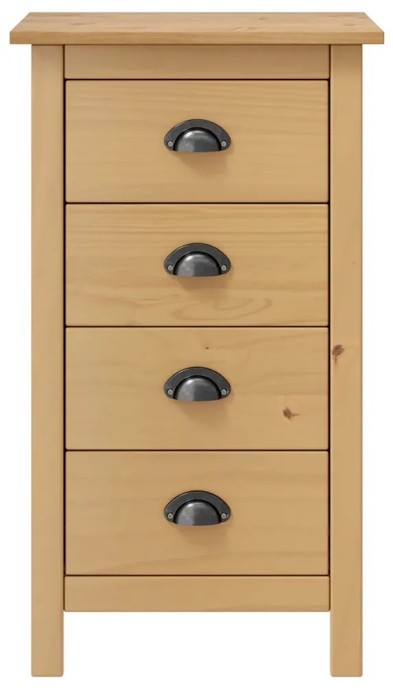 vidaXL Μπουφές Hill 46 x 35 x 80 εκ. από Μασίφ Ξύλο Πεύκου