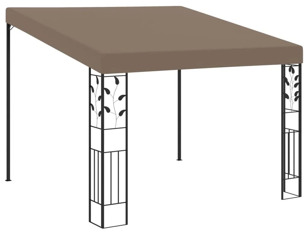 Κιόσκι Επιτοίχιο Taupe 3 x 3 x 2,5 μ. - Μπεζ-Γκρι