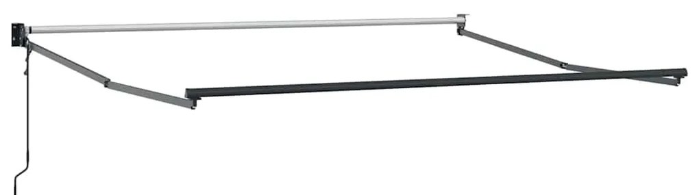 vidaXL Αυτόματη Αναδιπλούμενη Τέντα Λευκή 350x250 εκ