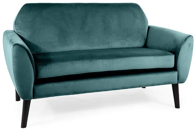 SOFA MENA VELVET ZIELONY BLUVEL 78 / WENGE DIOMMI-80-2895