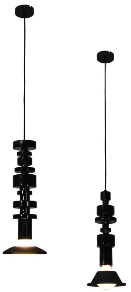 Φωτιστικό Οροφής HL-3548-1 77-3844 Gabriel Black  Homelighting Wood