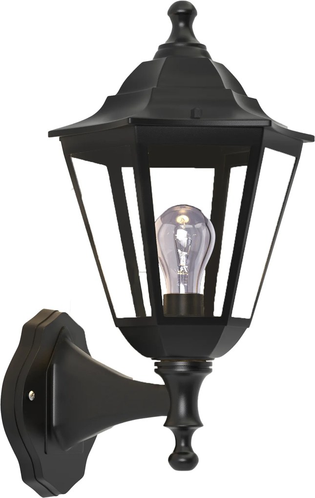 it-Lighting Redfish 1xE27 Outdoor Wall Lamp Black D:36cmx23.5cm (80202614)