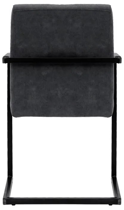 Καρέκλα Τραπεζαρίας Evita Fylliana Γκρί 55x47x85 εκ. 2αδα