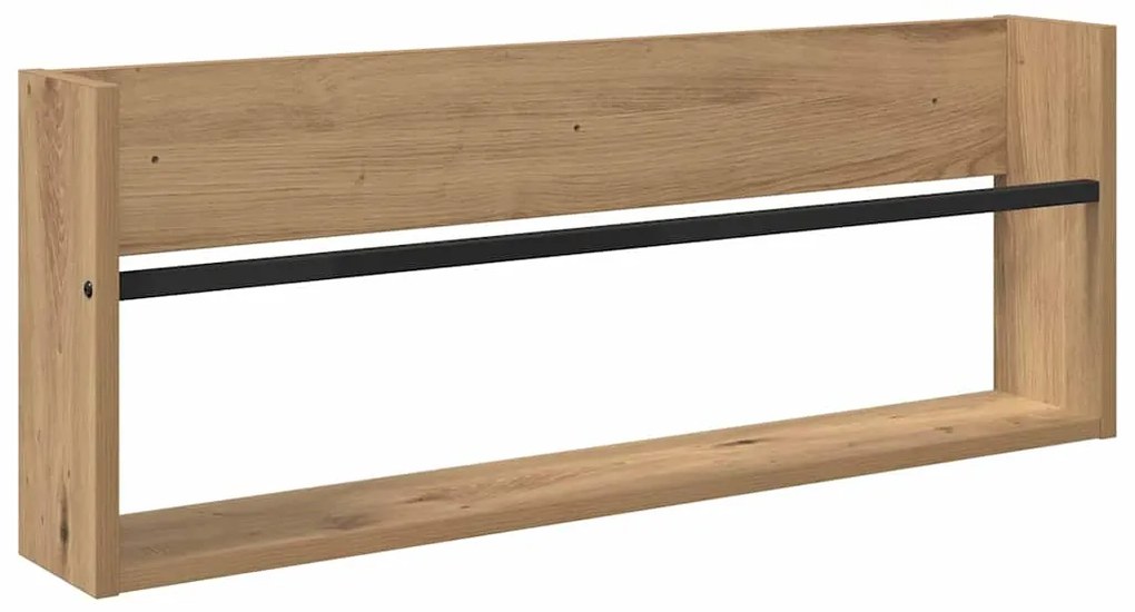 vidaXL Ράφι Περιοδικών με ράφι 2 pcs Artisan Oak 80 x 12 x 30 εκ