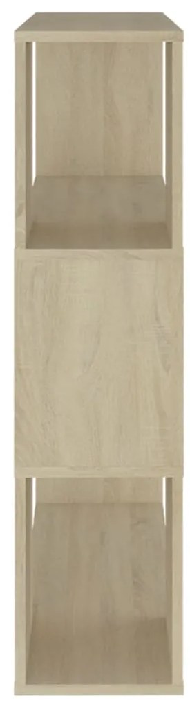 vidaXL Βιβλιοθήκη/Διαχωριστικό Sonoma Δρυς 80x24x94 εκ. Μοριοσανίδα