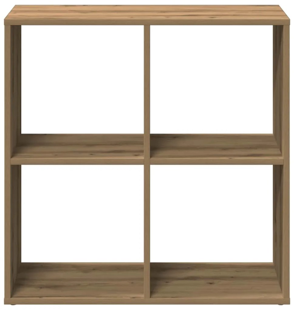 vidaXL Βιβλιοθήκη/Διαχωριστικό Χώρου Δρυς 69,5x29x69,5 εκ. Επεξ. Ξύλο