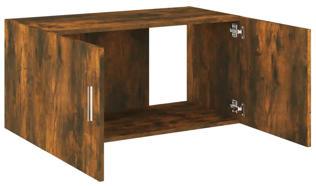vidaXL Ντουλάπι Τοίχου Καπνιστή Δρυς 80x39x40 εκ. Επεξεργασμένο Ξύλο
