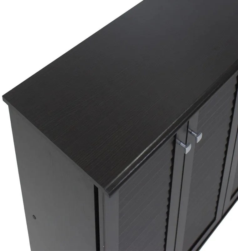 Παπουτσοθήκη-ντουλάπι SANTO 16 ζεύγων χρώμα wenge 89,5x34,5x91,5εκ 89.5x34.5x91.5 εκ.
