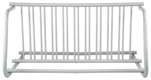 VEVOR 10 Holders Floor Bike Rack, 1.5m Length All-Steel Grid Bike Rack, 10-Bike Capacity Dual-Side Storage Stand for Garages Streets Yards Bike Events