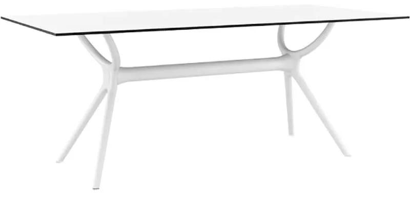 Τραπέζι AIR Λευκό PP/HPL 180x90x74cm
