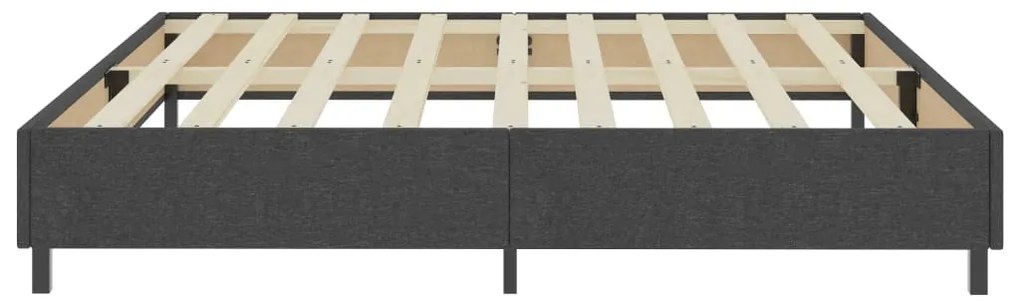 vidaXL Πλαίσιο Κρεβατιού Boxspring Γκρι 200 x 200 εκ. Υφασμάτινο