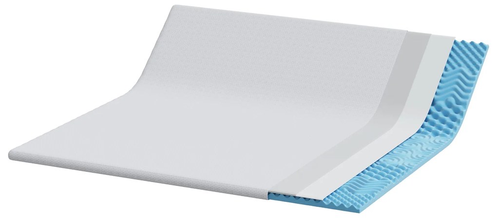 vidaXL Στρώματα Λευκό 180 x 200 cm 100% ύφασμα πολυεστέρα με τζακάρ