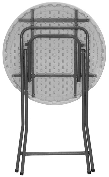 ΤΡΑΠΕΖΙ ΜΠΑΡ CATERING-ΣΥΝΕΔΡΙΟΥ HM5066 Φ81Χ110 εκ.ΠΤΥΣΣΟΜΕΝΟ