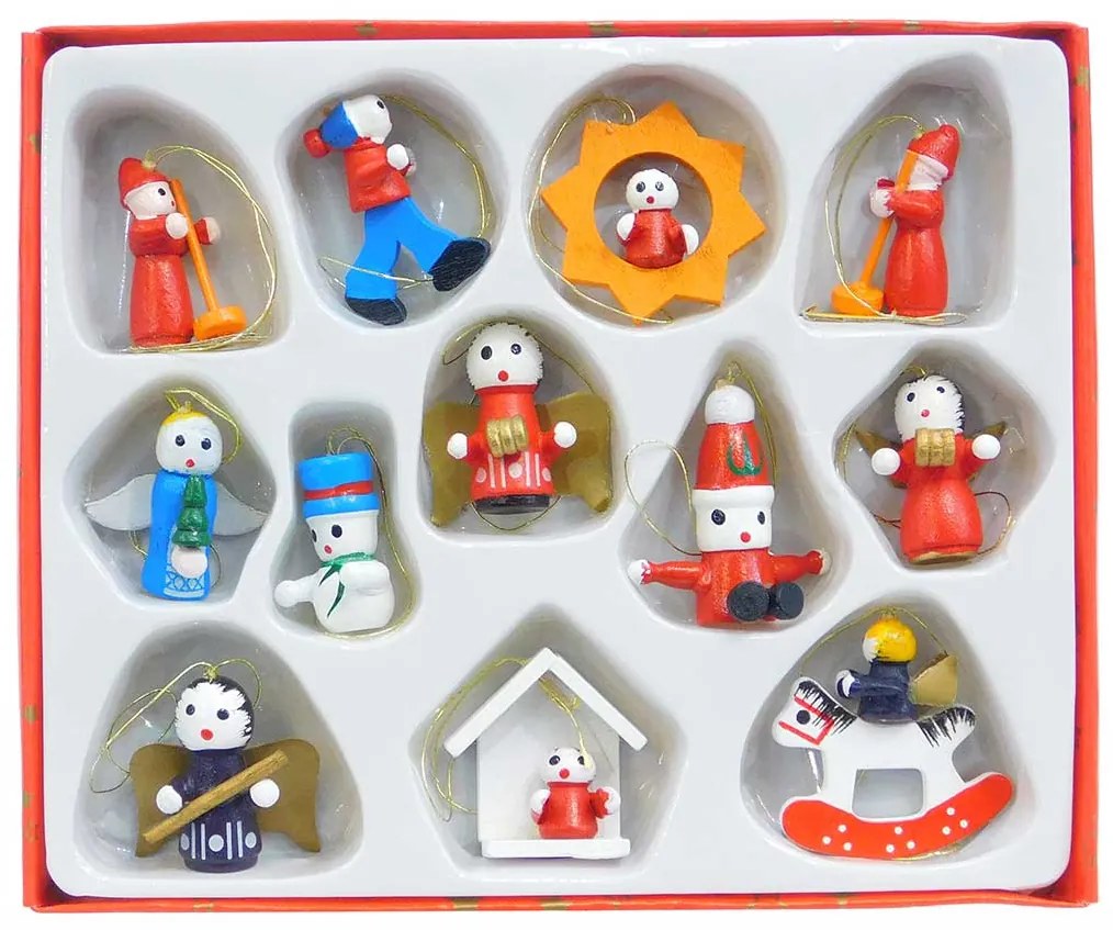 Σετ 12 τεμ. Χριστουγεννιάτικα Στολίδια 237442