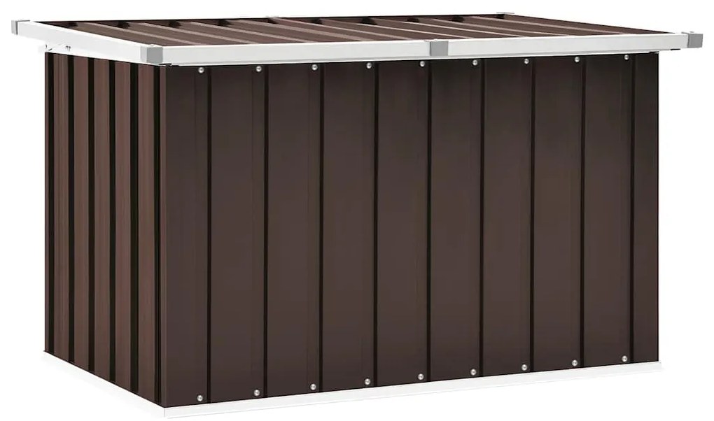 vidaXL Μπαούλο Αποθήκευσης Κήπου Καφέ 109 x 67 x 65 εκ.