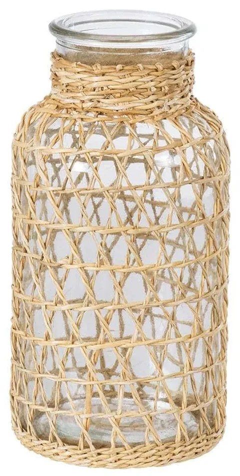 Βάζο Mandy 35630 Φ8,5x17,5cm Natural GloboStar Glass,Bamboo