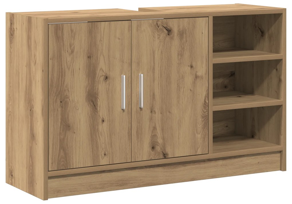 vidaXL Cabinet Νεροχύτη Δρυός 90x29x55 εκ. Επεξεργασμένο Ξύλο