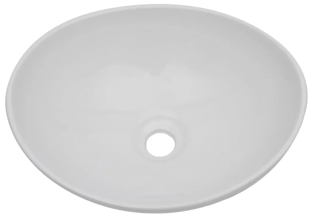 vidaXL Σετ Επίπλων Μπάνιου 2 Τεμαχίων Λευκό Κεραμικό