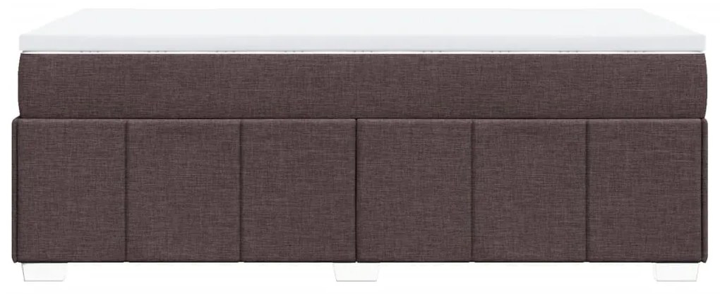 ΚΡΕΒΑΤΙ BOXSPRING ΜΕ ΣΤΡΩΜΑ ΣΚΟΥΡΟ ΚΑΦΕ 90X190 ΕΚ. ΥΦΑΣΜΑΤΙΝΟ 3285438