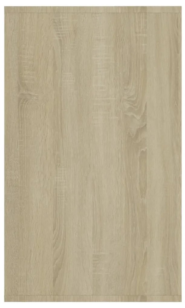 vidaXL Συρταριέρα με 3 Συρτάρια Sonoma Δρυς 120x41x75 εκ Επεξ. Ξύλο