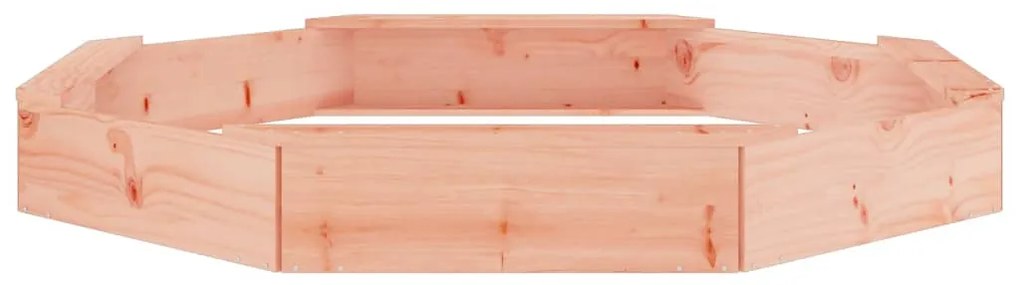 vidaXL Αμμοδόχος με Καθίσματα Οκτάγωνη από Μασίφ Ξύλο Ψευδοτσούγκας