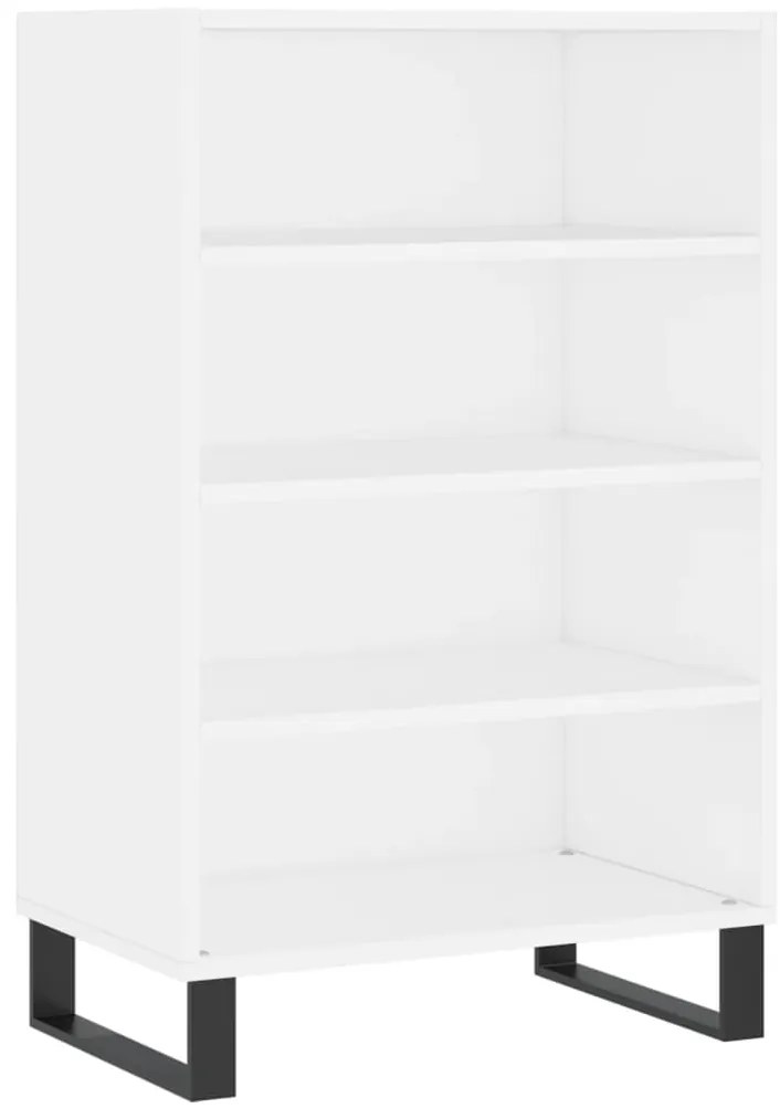 vidaXL Ραφιέρα Λευκή 57 x 35 x 90 από Επεξεργασμένο Ξύλο