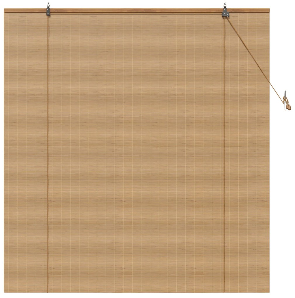 vidaXL Ρολά και Σκίες Παραθύρων Ανοιχτό καφέ 140 x 160 cm Μπαμπού