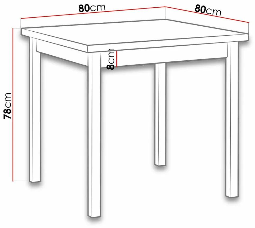 Τραπέζι Victorville 110, Sonoma οξιά, 78x80x80cm, 18 kg, Πλαστικοποιημένη μοριοσανίδα, Ξύλο, Μερικώς συναρμολογημένο, Ξύλο: Σημύδα | Epipla1.gr