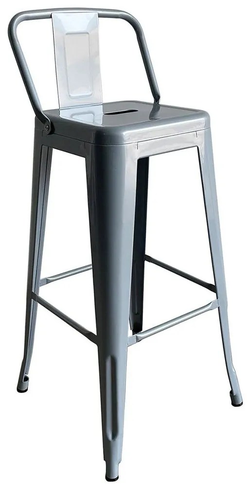 Σκαμπό Bar Relix Ε5199,4W 44x44x76/97cm Grey
