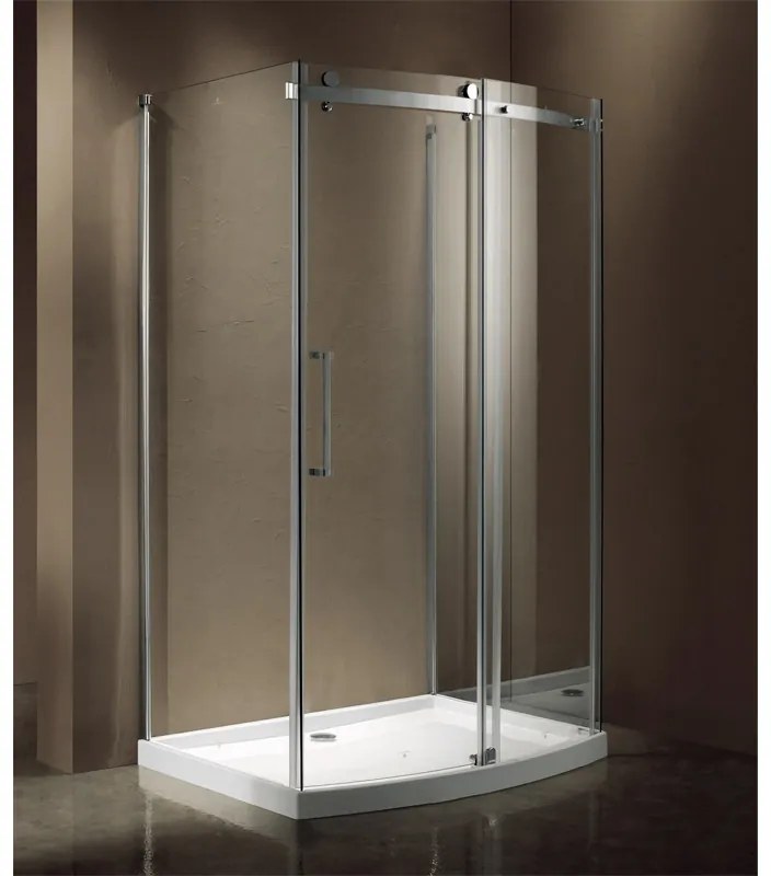 KARAG STOCKBATHROOM Καμπίνα ορθογώνια με διάφανο κρύσταλλο και ντουζιέρα ELIXIR 500 KARAG 120x80x194cm KARAG-5206836575681