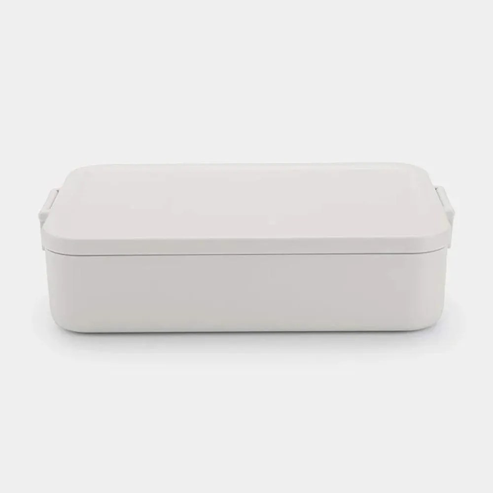 Δοχείο Φαγητού Με Χωρίσματα Make &amp; Take Bento 081.2035/03 25,5x16,7x6,2cm 2Lt Cream Brabantia Recycled