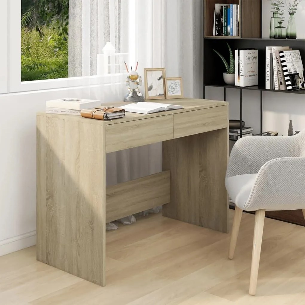 Γραφείο Sonoma Δρυς 101x50x76,5 εκ. από Επεξεργασμένο Ξύλο 809560