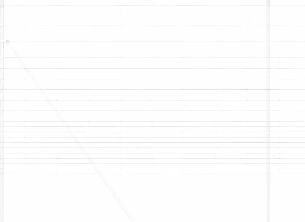 vidaXL Περίφραξη αγρού Ασημί