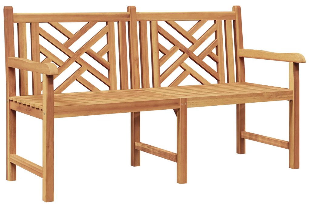 vidaXL Παγκάκι κήπου Καφέ 150 x 60 x 90 εκ Μασίφ ξύλο teak