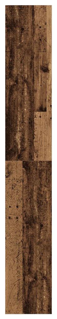 vidaXL Βιβλιοθήκη Καφέ 100 x 30 x 198 εκ. Επεξεργασμένο ξύλο