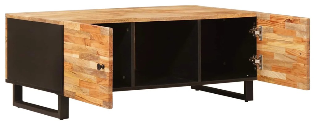 vidaXL Τραπεζάκι σαλονιού Καφέ 108 x 58 x 14 εκ. Στερεό ξύλο μάνγκο