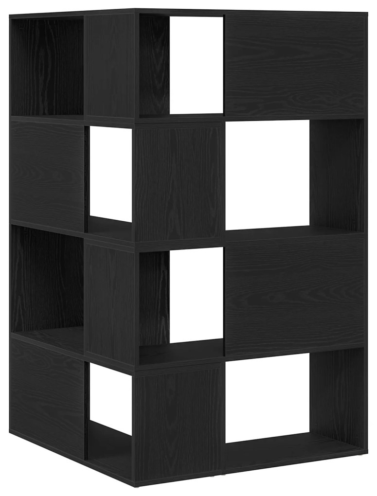 vidaXL Γωνιακό Ντουλάπι Μαύρη Δρυς 140x30x140 εκ Επεξεργασμένο Ξύλο