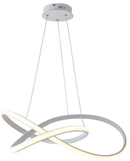 Κρεμαστό Φωτιστικό Οροφής LED 48W 3000K 2880LM 48Χ44 GORDIUS ACA-HM92LEDP48WH-Λευκό HM92LEDP48WH