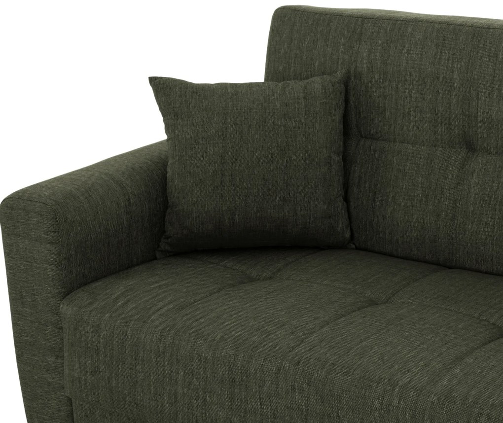 ΚΑΝΑΠΕΣ ΚΡΕΒΑΤΙ HEMA ΔΙΘΕΣΙΟΣ ΨΗΛΗ ΠΛΑΤΗ DARK OLIVE HM3243.05 160x84x88 εκ.