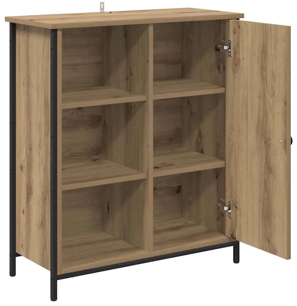 vidaXL Πλαϊνό γραφείο Artisan Oak 70 x 30 x 80 εκ. Επεξεργασμένο ξύλο
