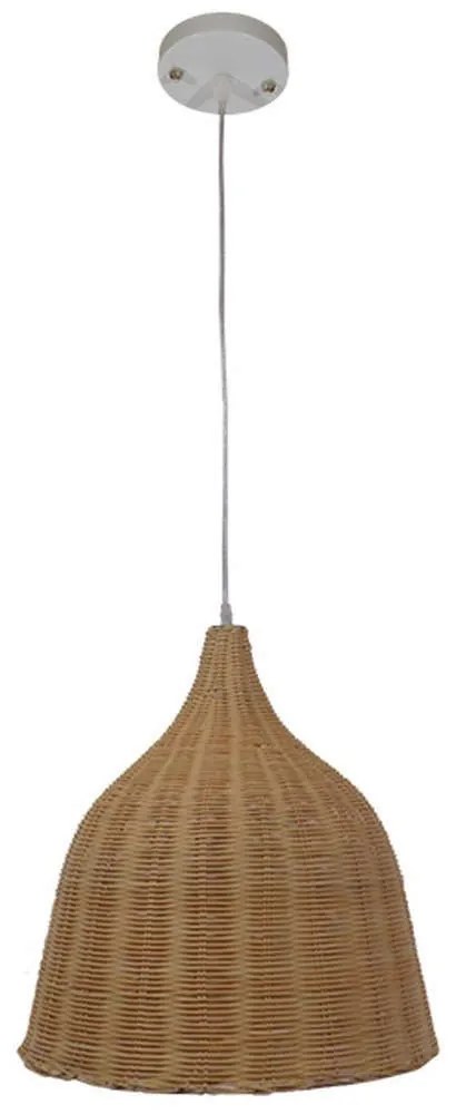Φωτιστικό Οροφής Bahamas 01203 1xΕ27 Φ45x47cm Beige GloboStar