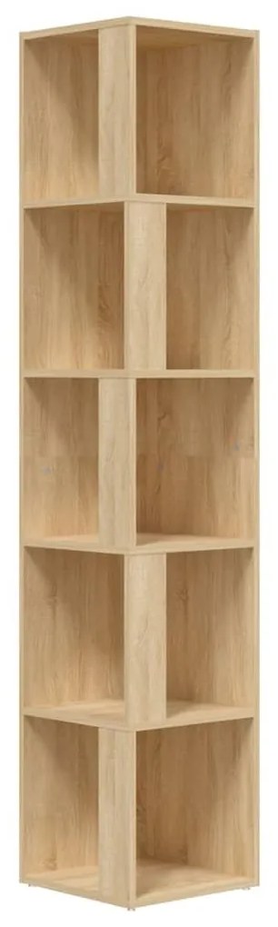 Ντουλάπι Γωνία Sonoma Oak 33 x 33 x 164,5 εκ. από Επεξ. Ξύλο - Καφέ