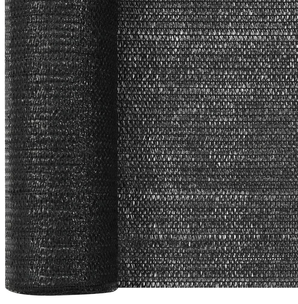 vidaXL Δίχτυ Σκίασης Μαύρο 1,8 x 25 μ. από HDPE 75 γρ./μ²