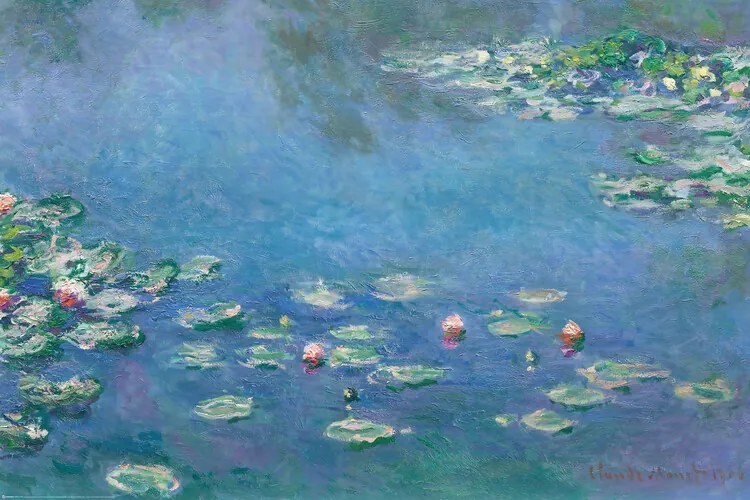 Αφίσα Claude Monet - Waterlillies