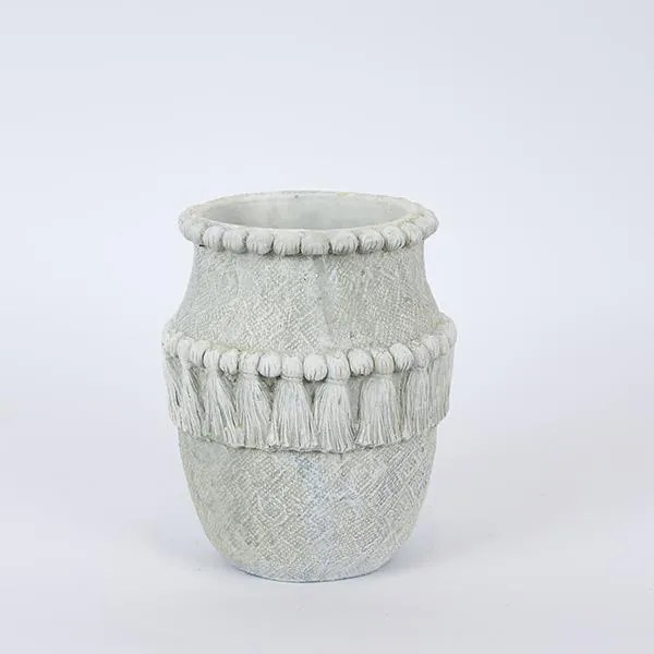 ΠΥΘΑΡΙ ΤΣΙΜΕΝΤΕΝΙΟ ΓΚΡΙ 17.5x17.5x20.5cm|752-18063